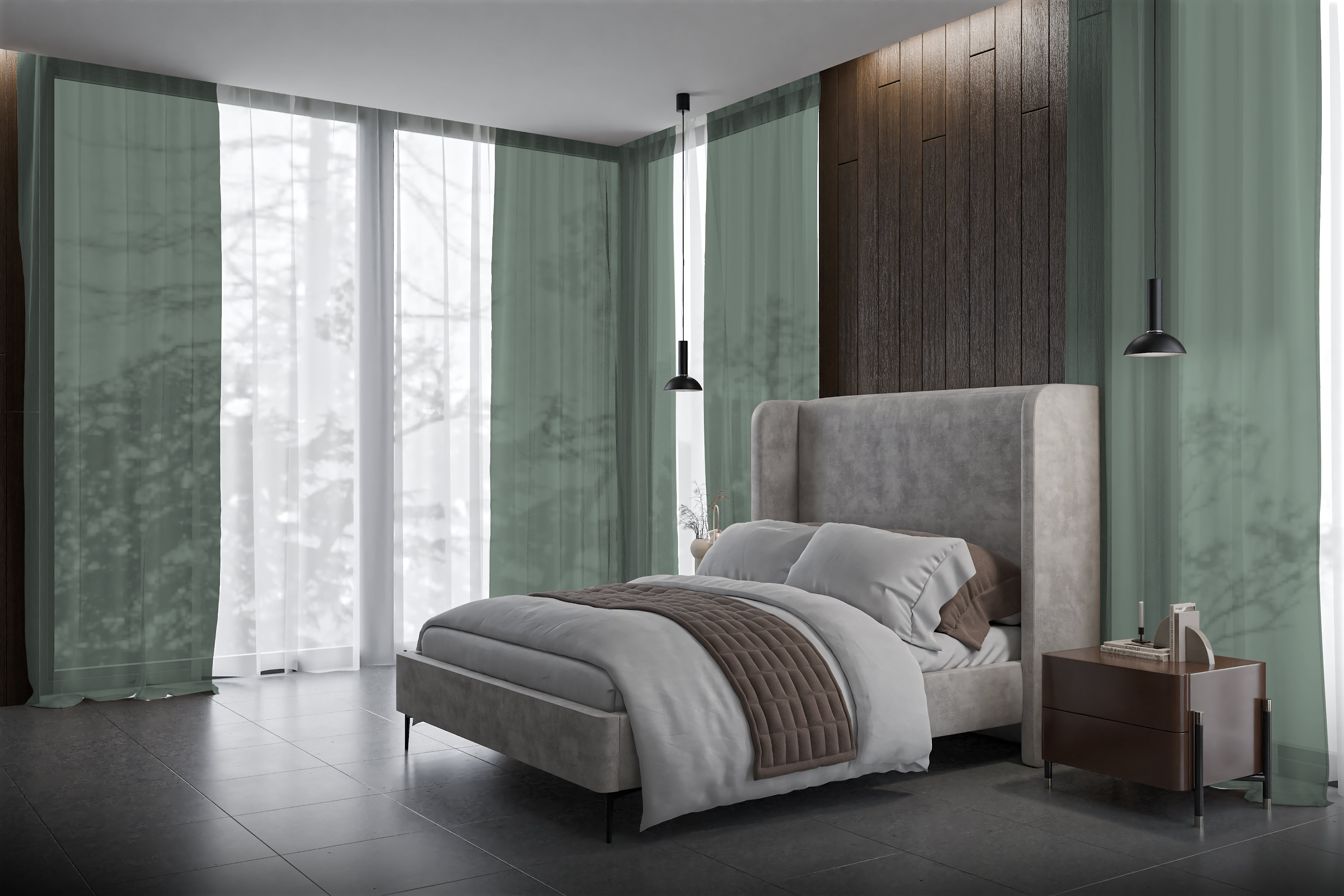 Vorhang Carmonia 8301 Schlafzimmer