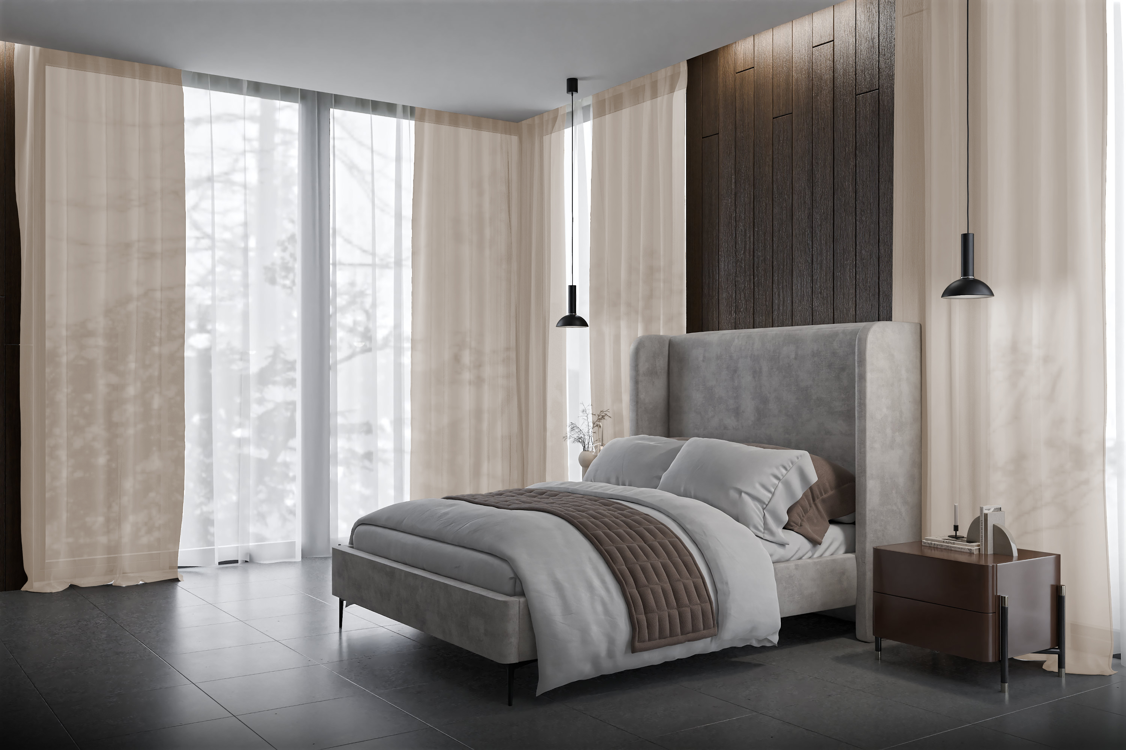 Vorhang Castinia 8338 Schlafzimmer