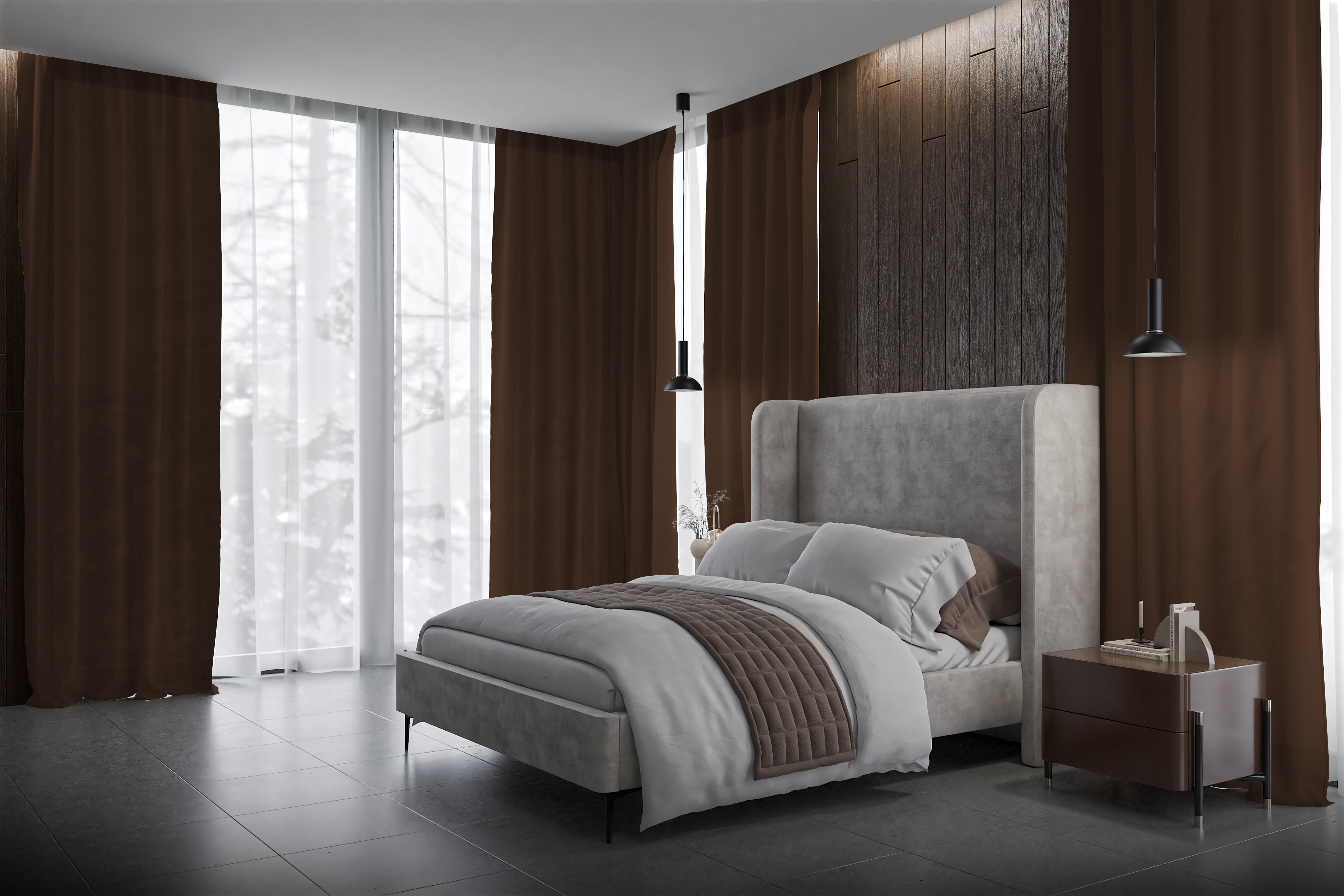 Vorhang Crepuscia 8374 Schlafzimmer