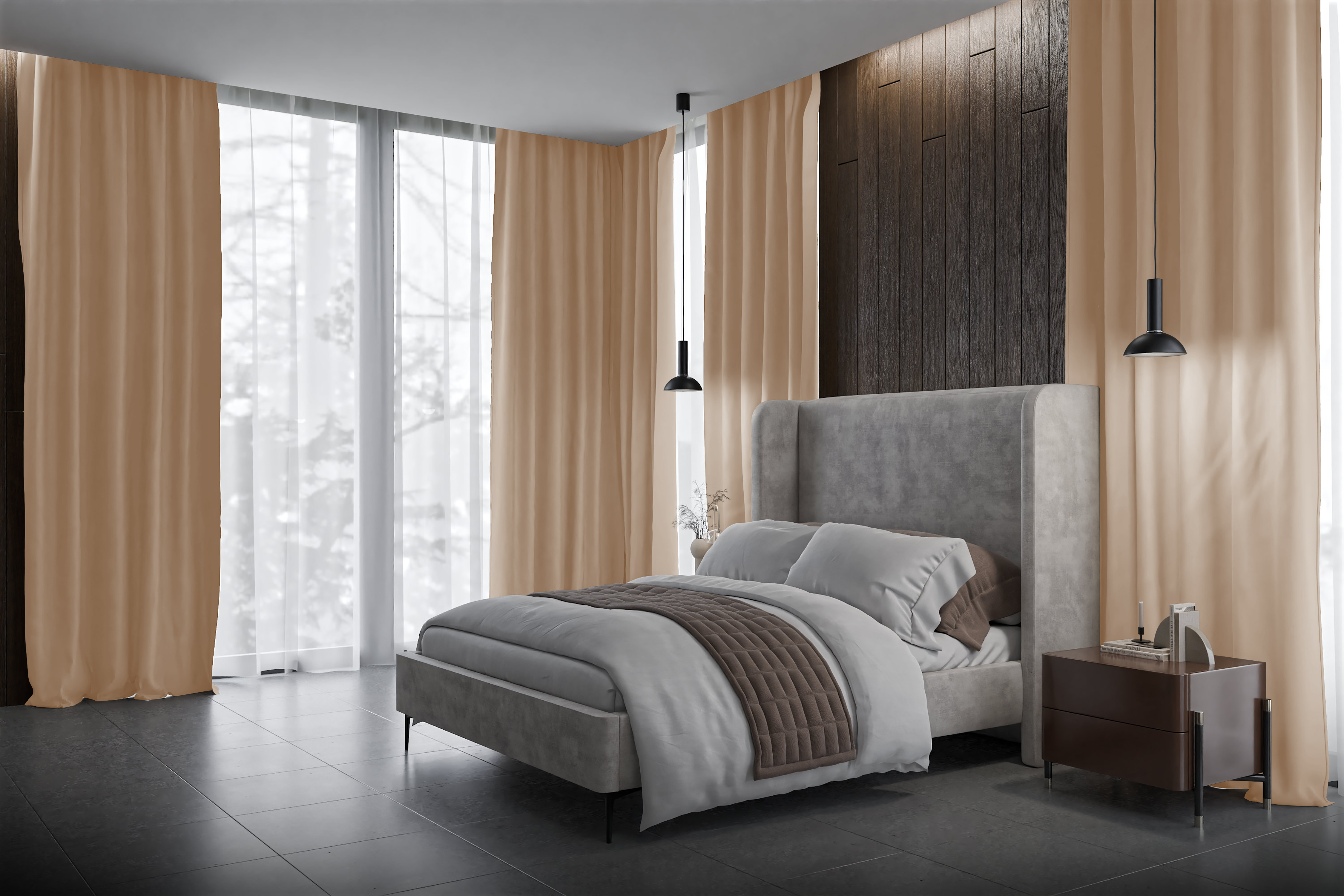 Vorhang Crepuscia 8375 Schlafzimmer