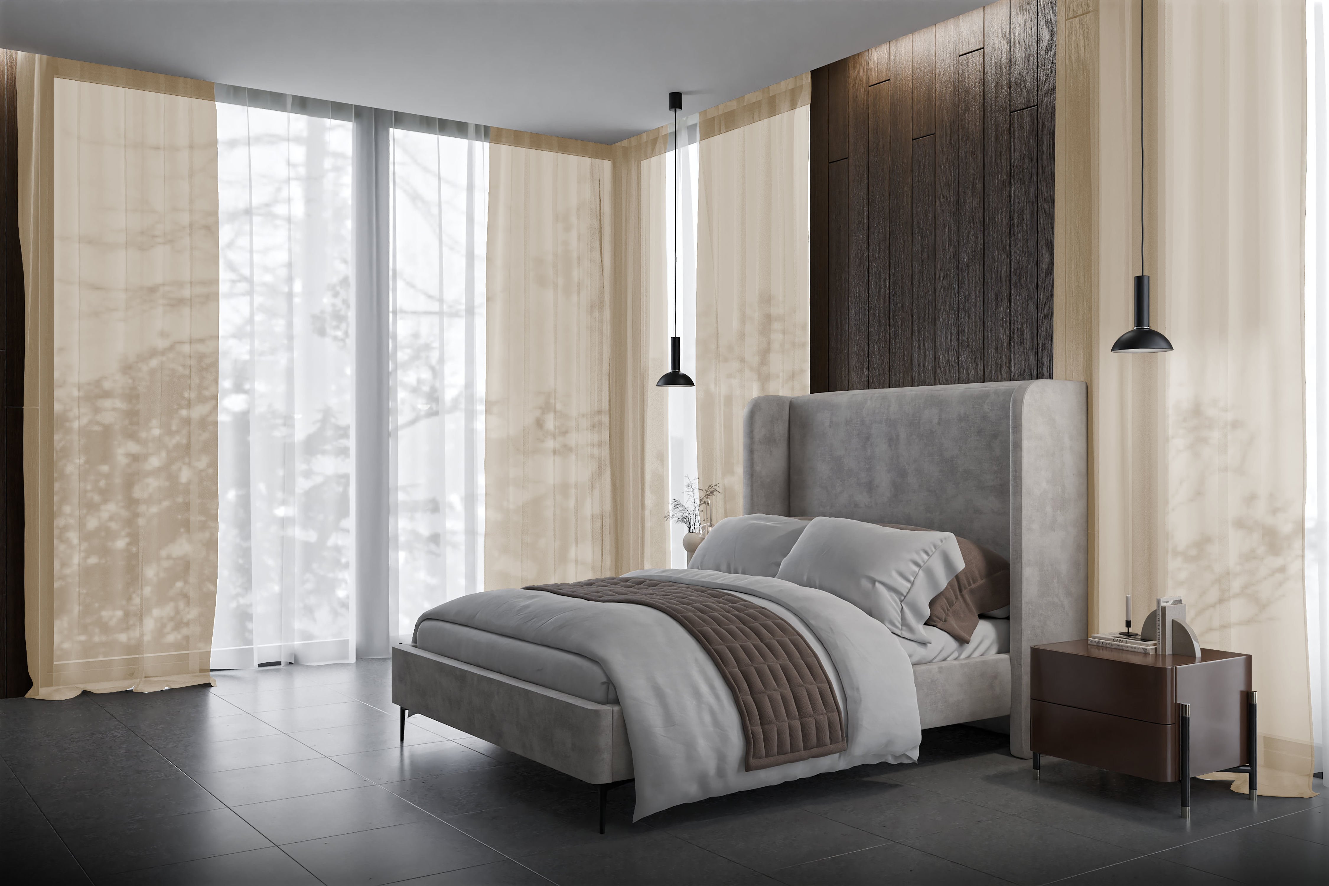 Vorhang Gravinia 8295 Schlafzimmer