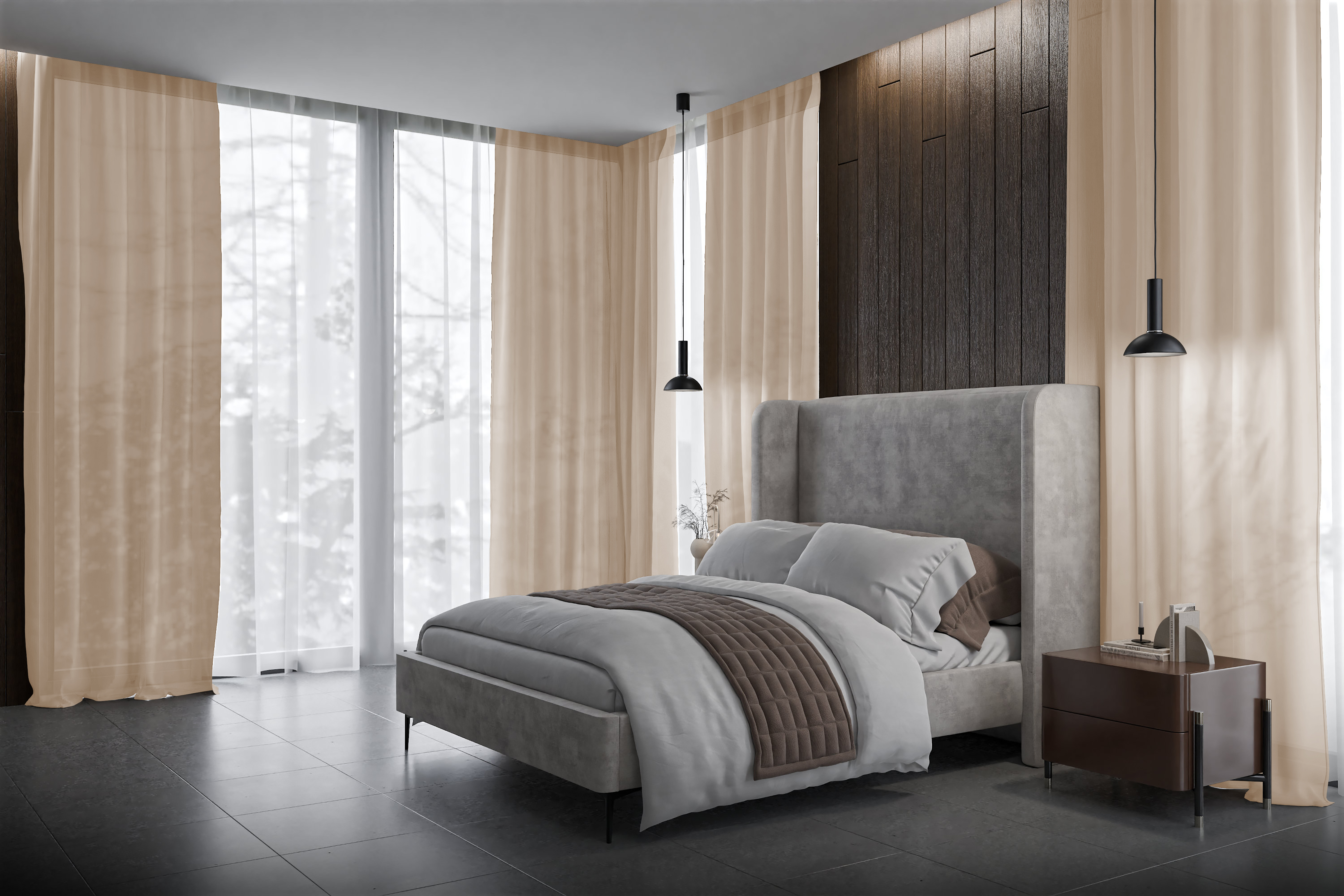 Vorhang Lagoris 8384 Schlafzimmer