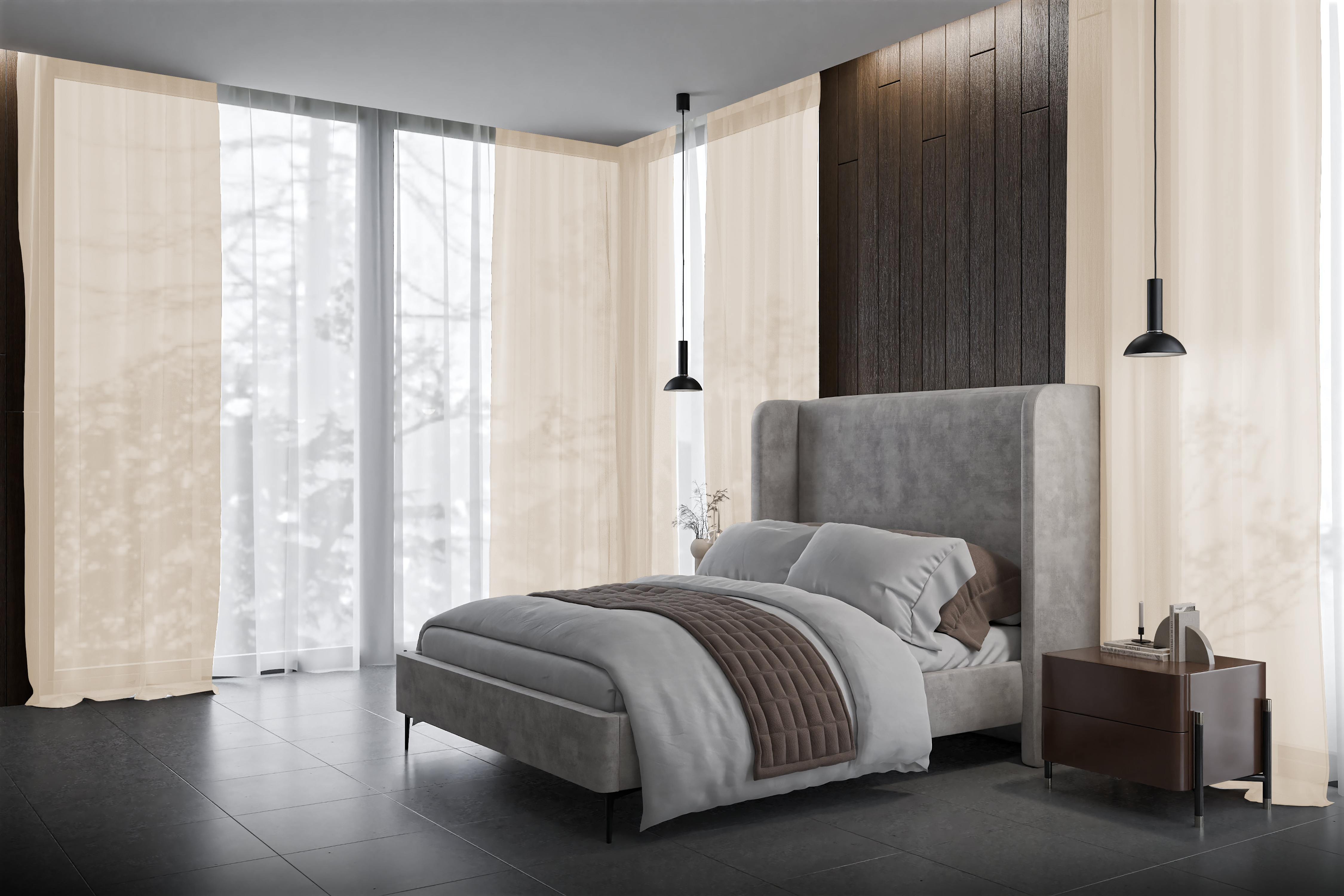 Vorhang Nuvianis 8370 Schlafzimmer