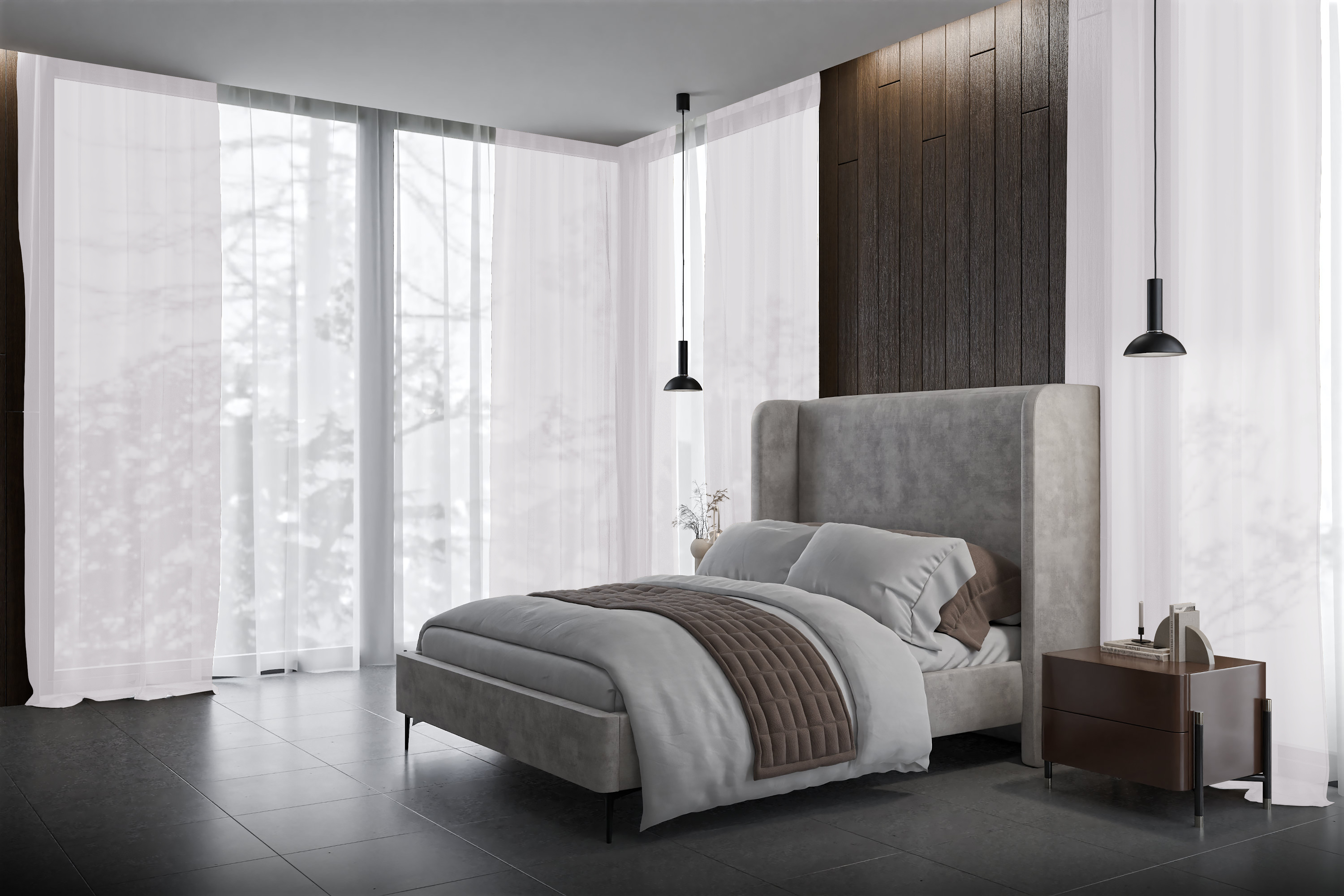 Vorhang Orselina 8298 Schlafzimmer