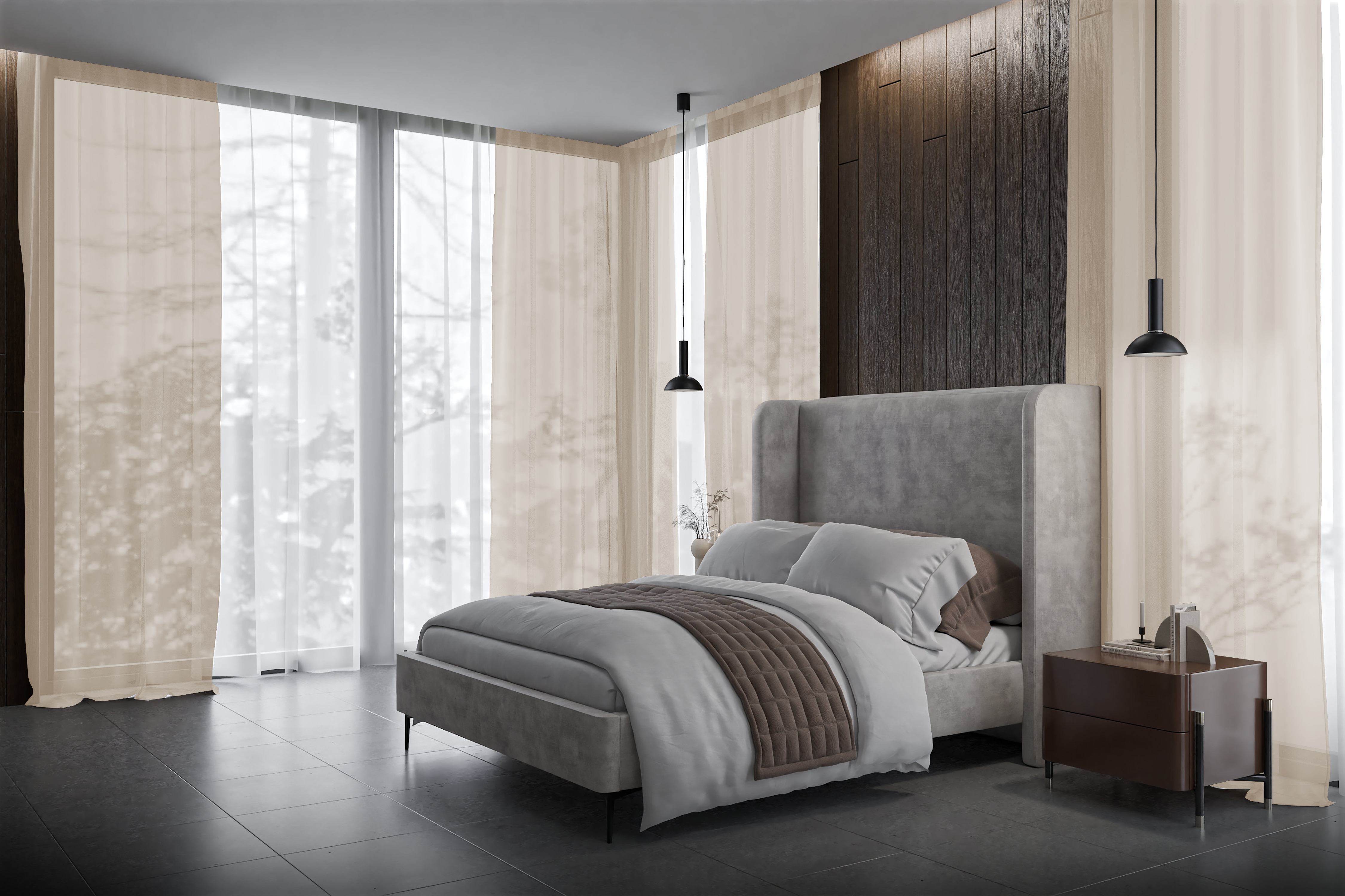 Vorhang Orselina 8300 Schlafzimmer
