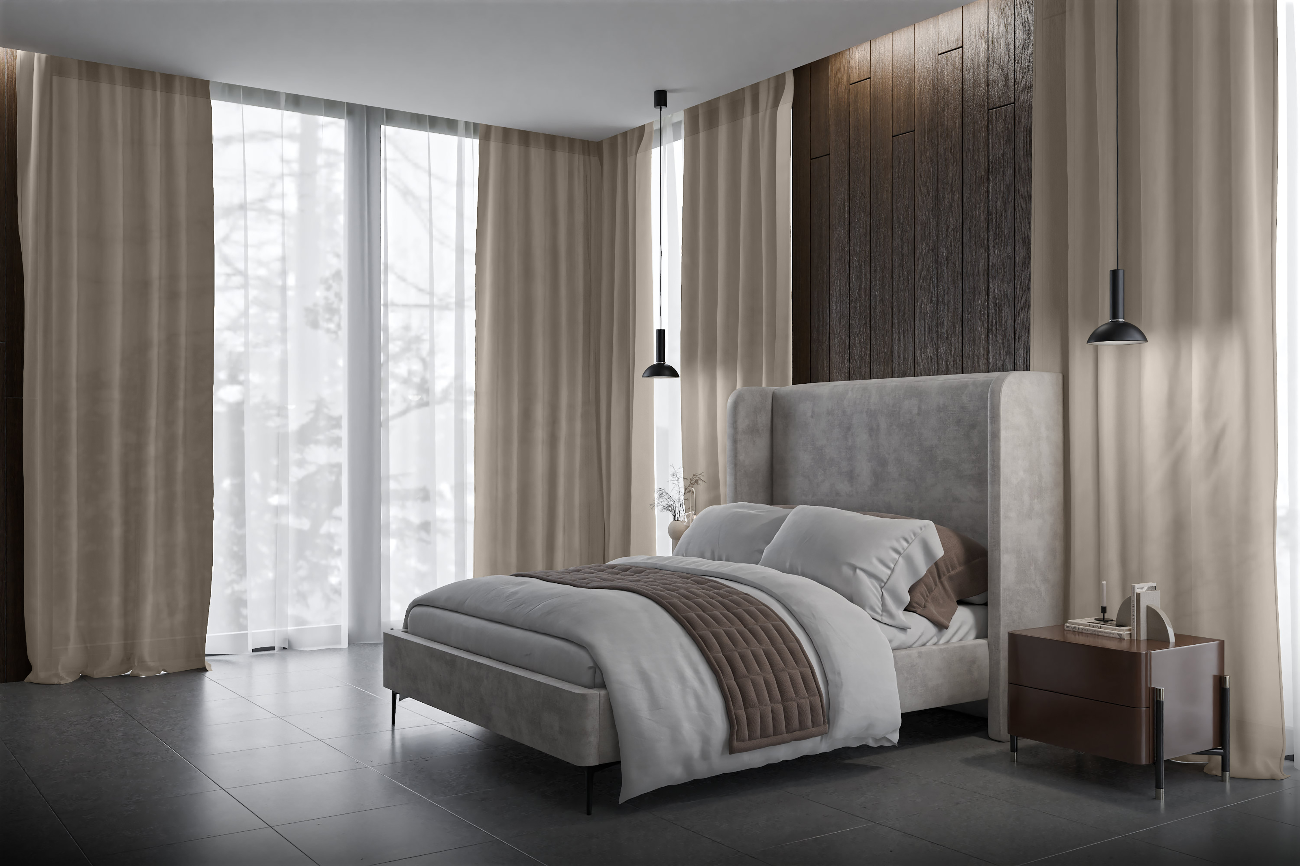 Vorhang Orviana 8401 Schlafzimmer