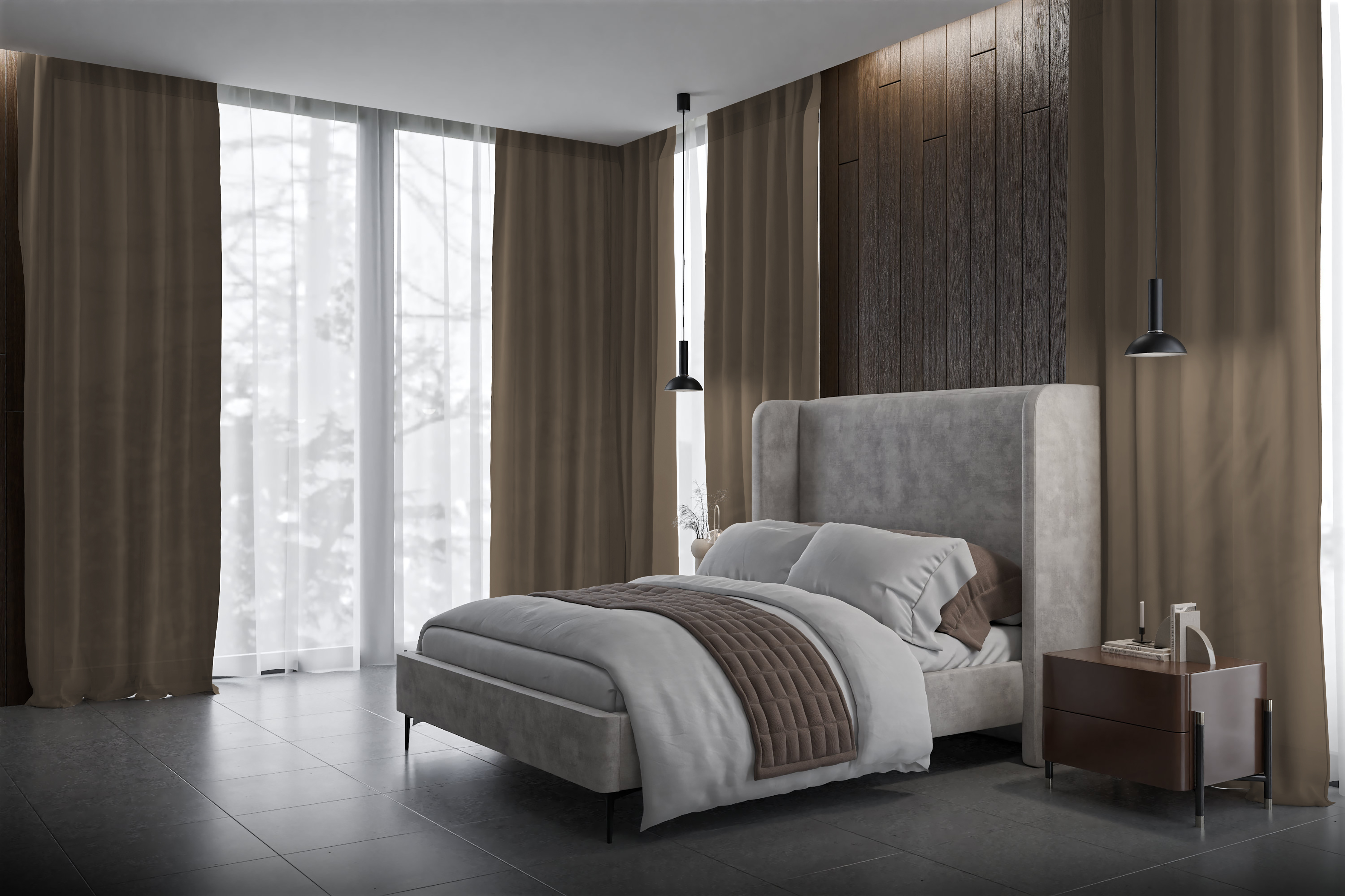 Vorhang Orviana 8402 Schlafzimmer