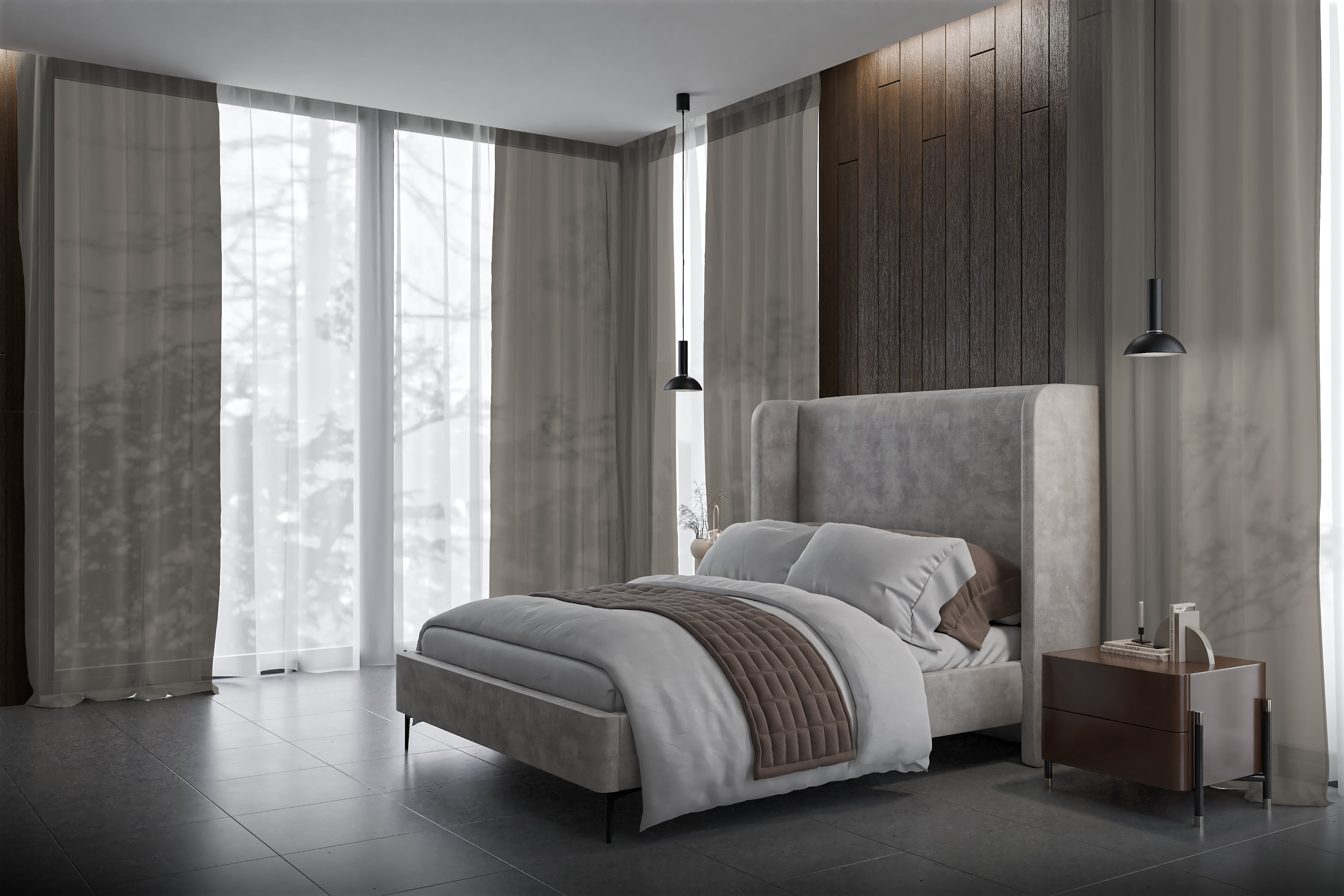 Vorhang Sularis 8332 Schlafzimmer