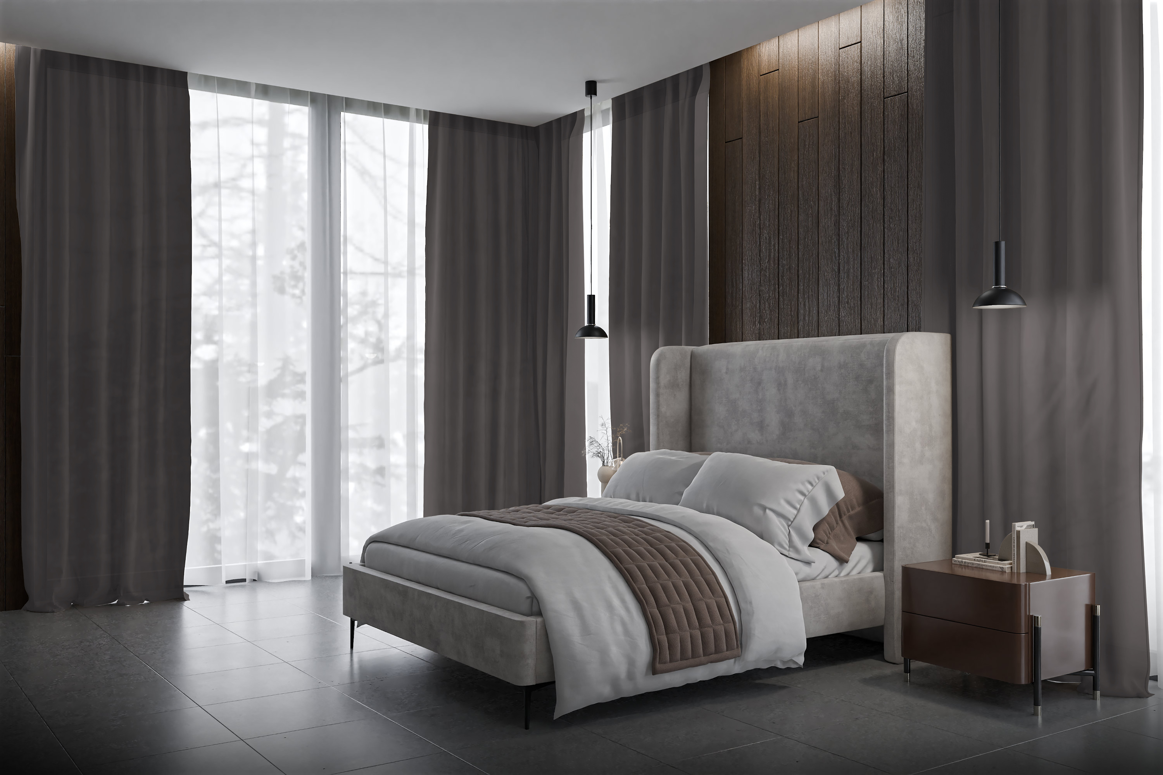 Vorhang Sularis 8333 Schlafzimmer