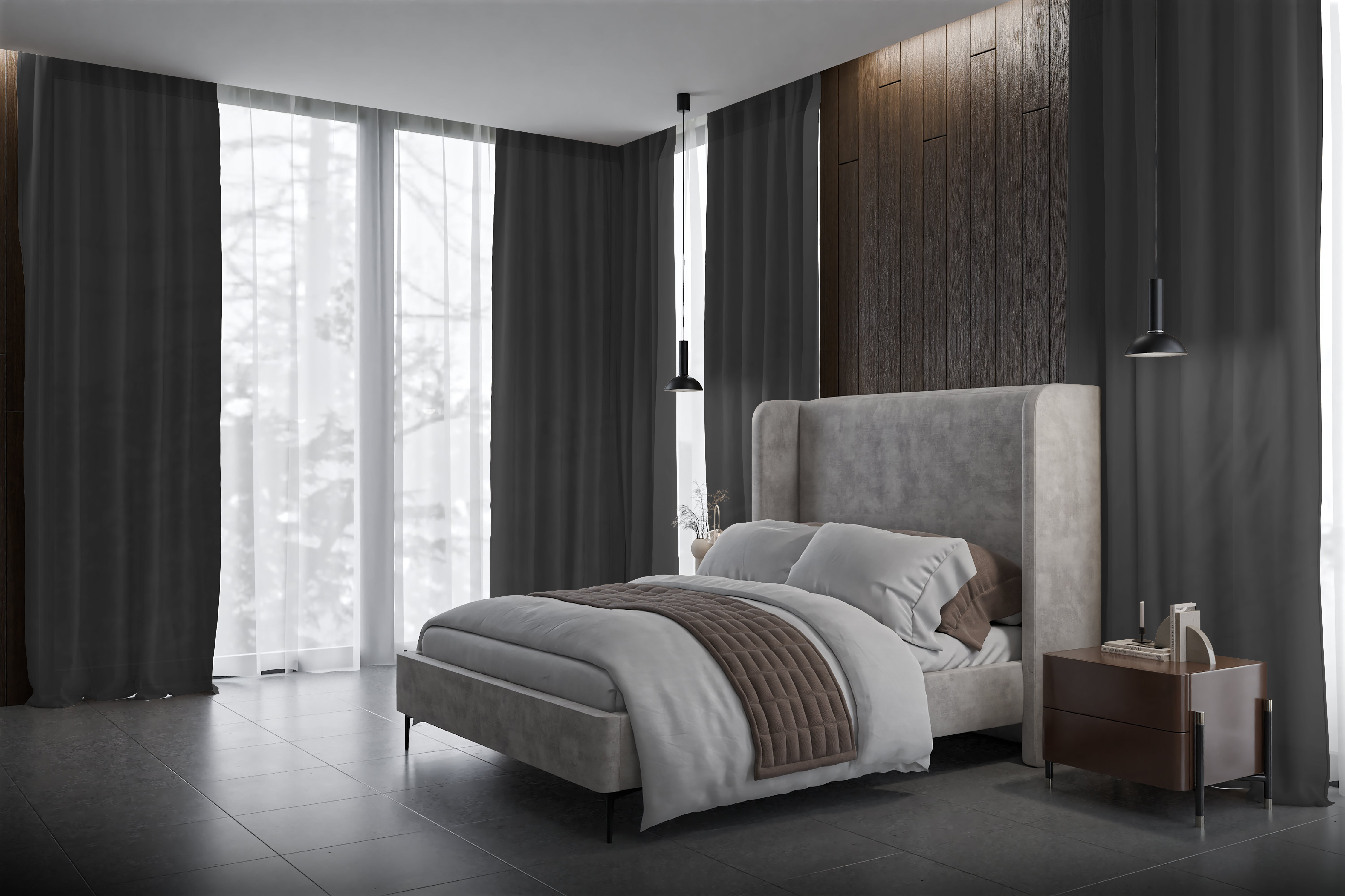 Vorhang Sularis 8334 Schlafzimmer