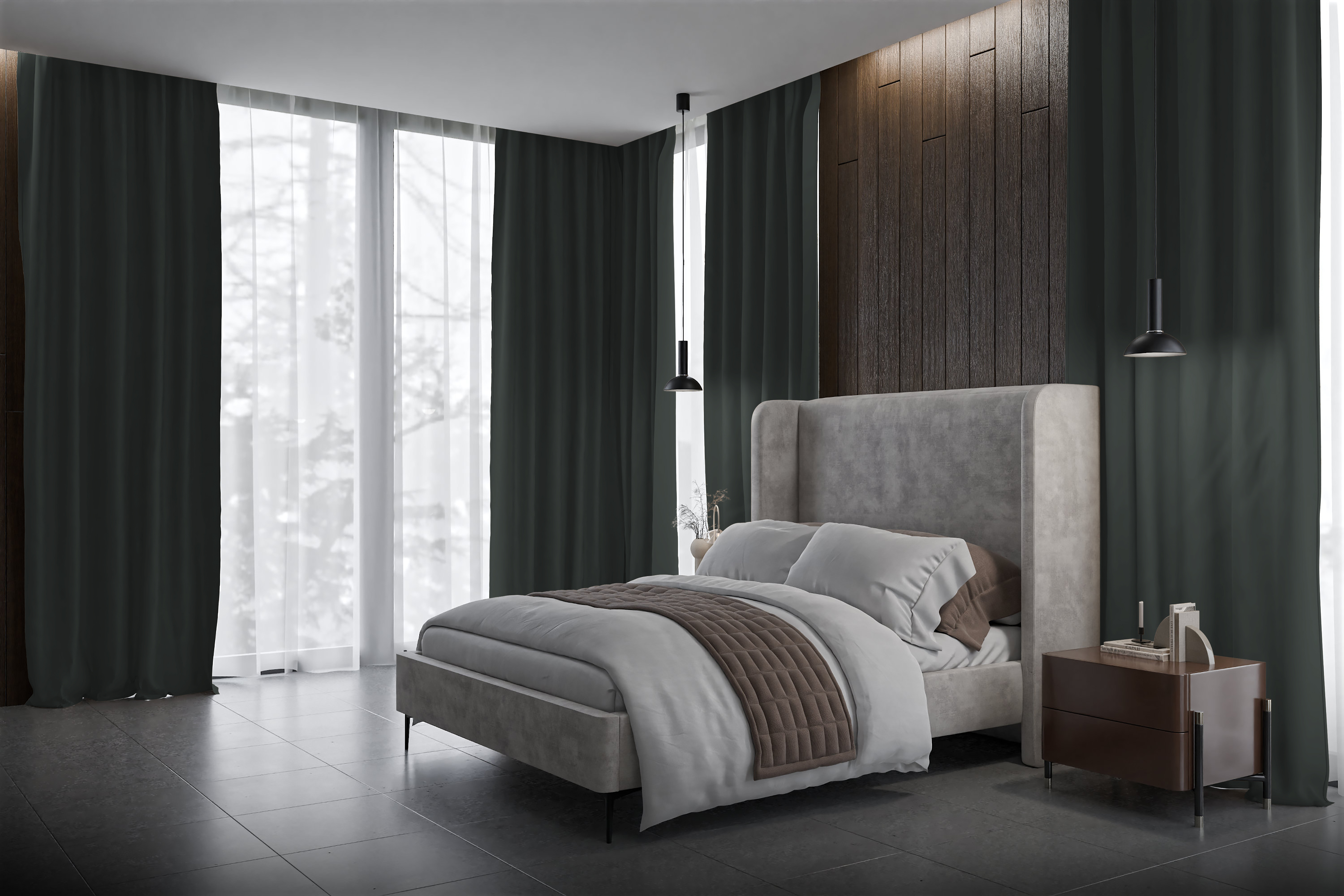Vorhang Tenebris 8363 Schlafzimmer