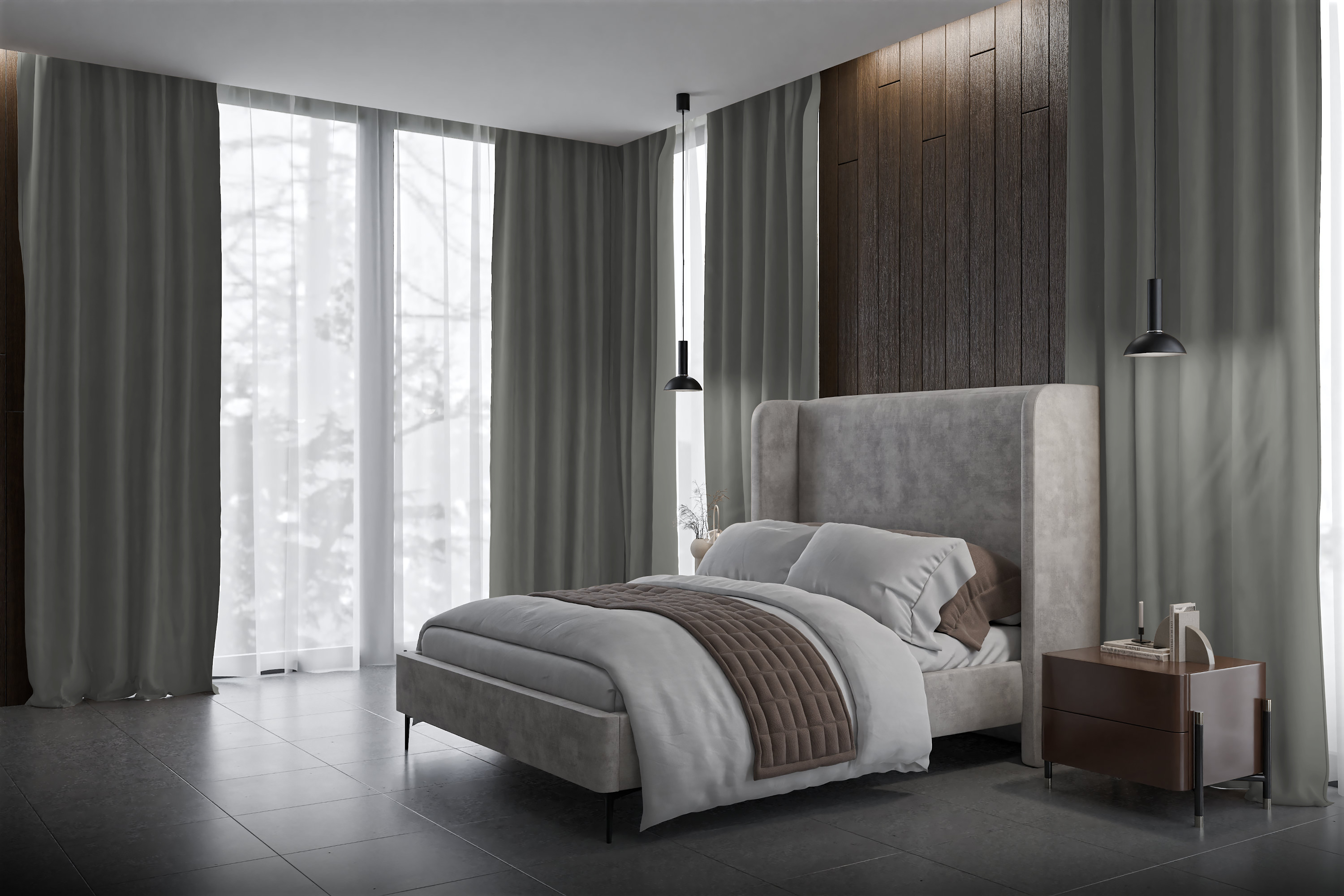 Vorhang Tenebris 8364 Schlafzimmer