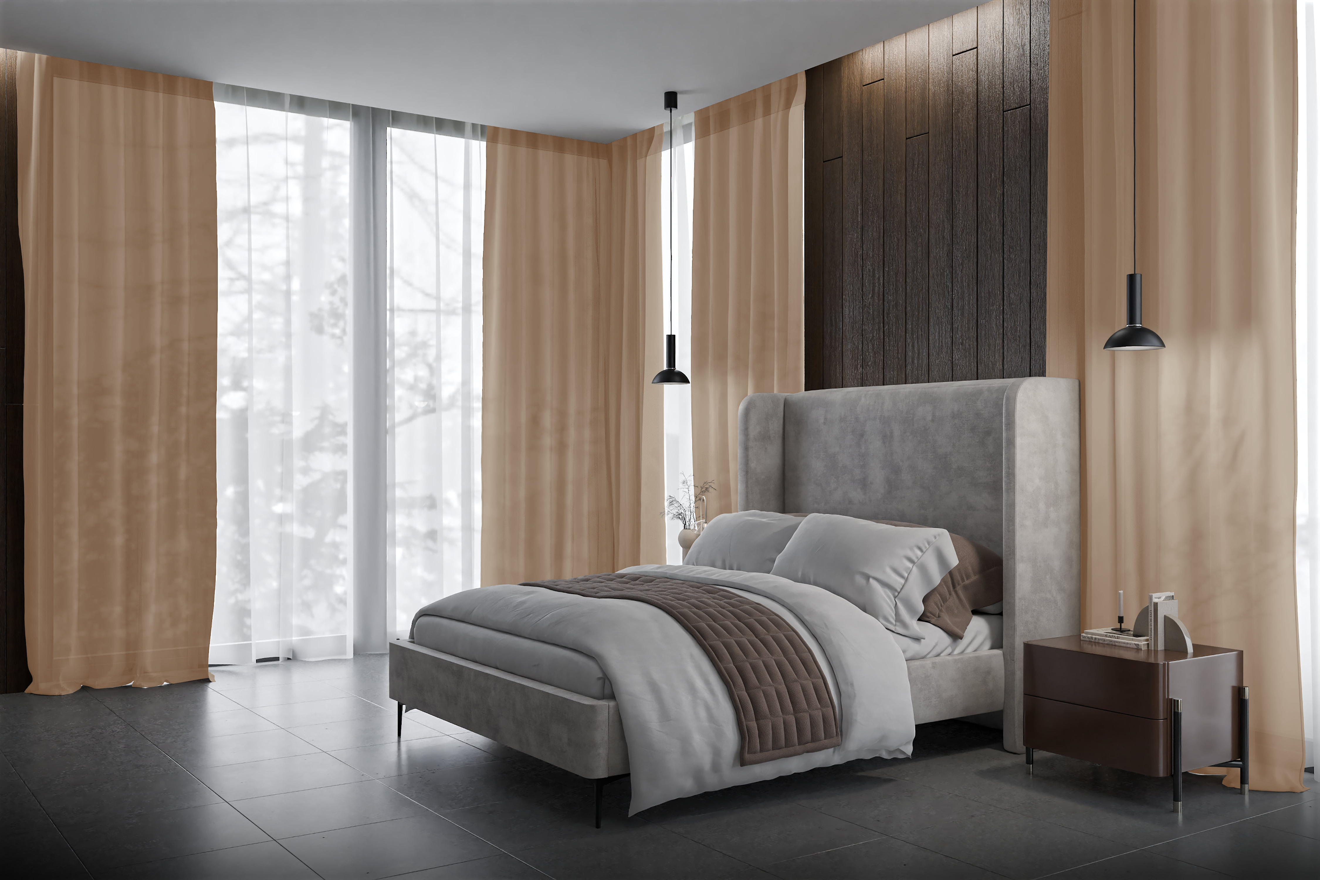 Vorhang Terralis 8391 Schlafzimmer
