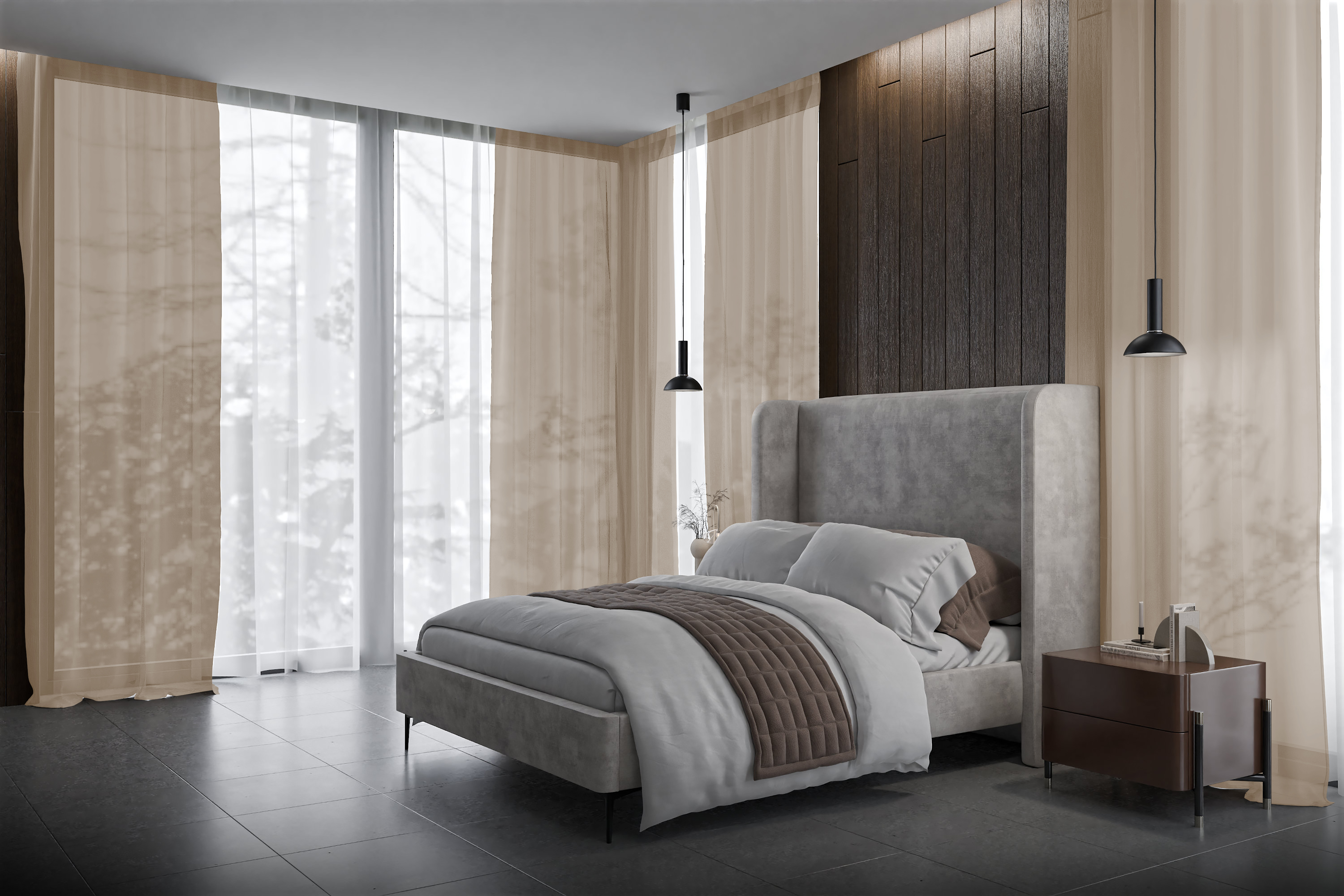 Vorhang Tramoris 8356 Schlafzimmer