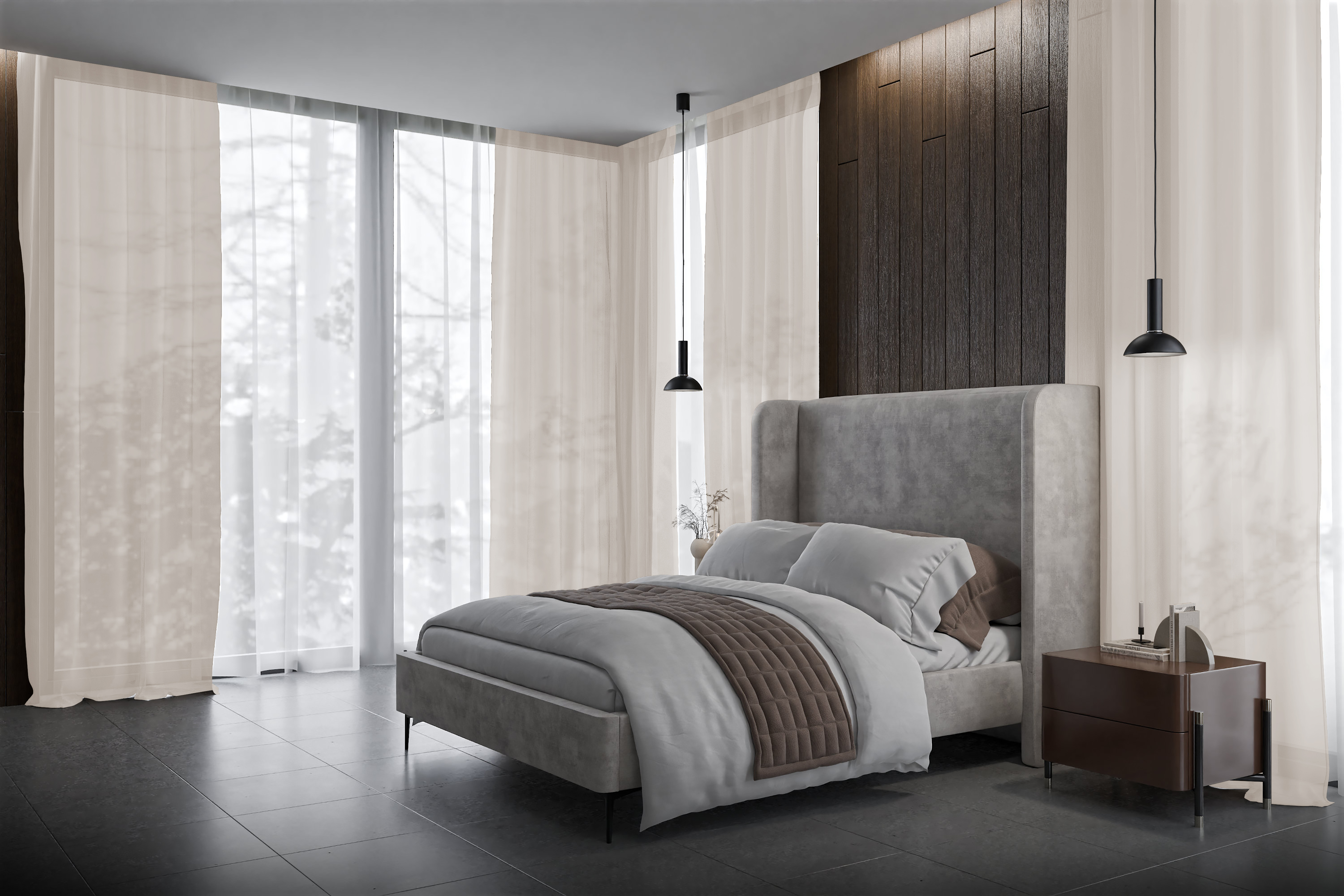 Vorhang Trivisia 8285 Schlafzimmer