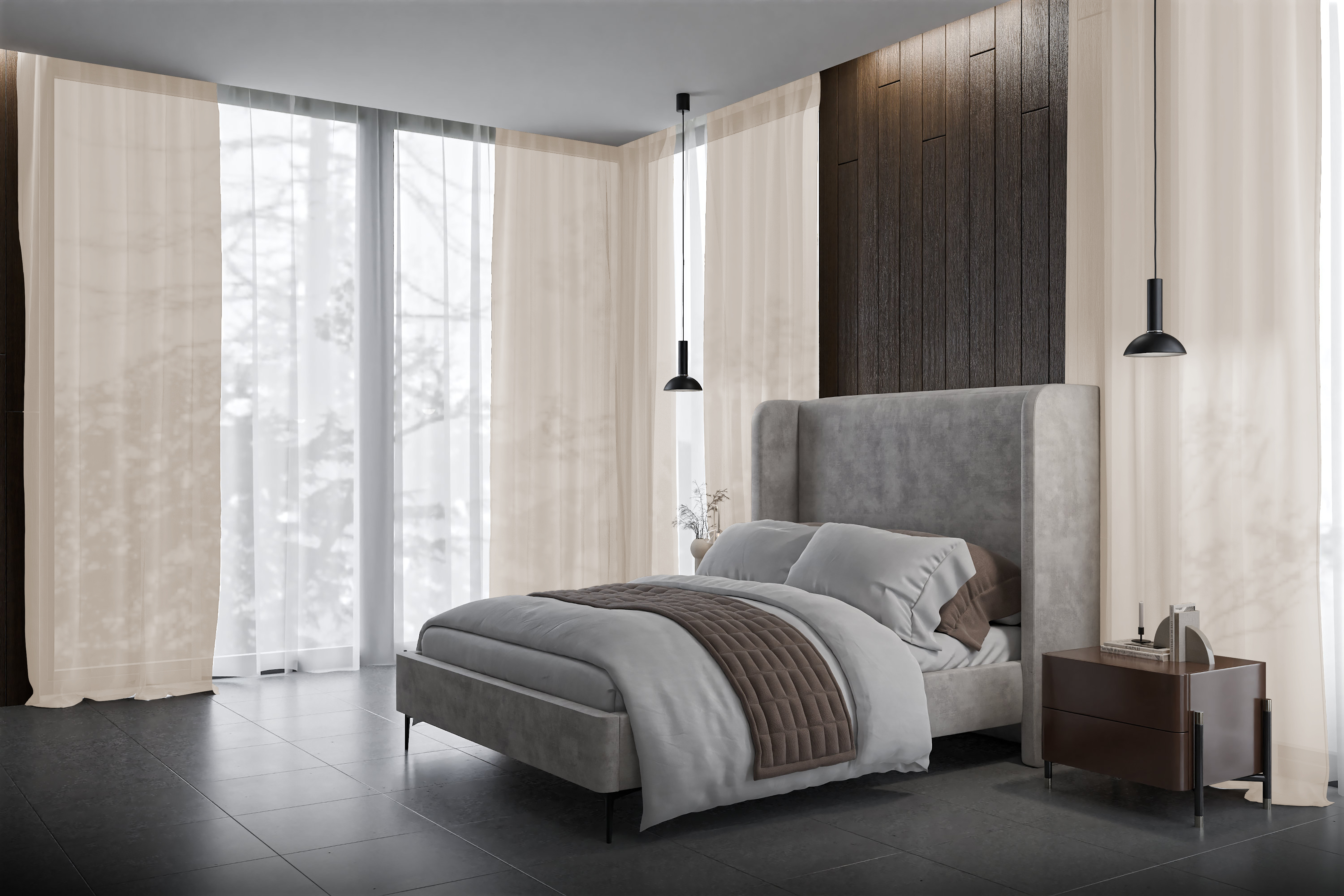 Vorhang Trivisia 8286 Schlafzimmer