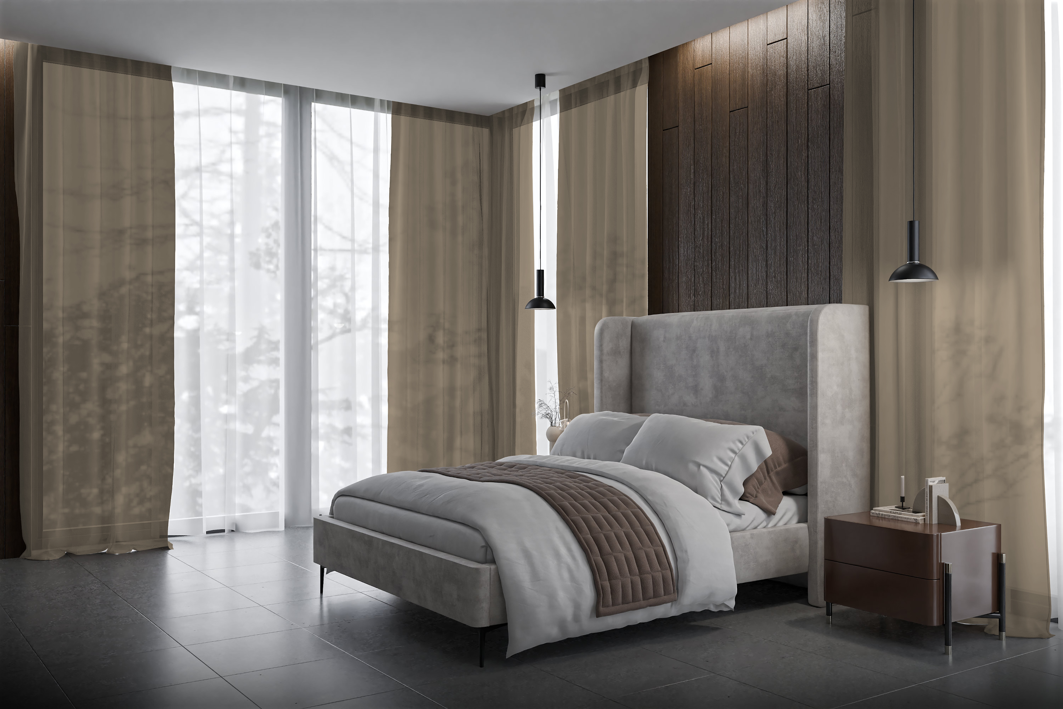 Vorhang Trivisia 8288 Schlafzimmer