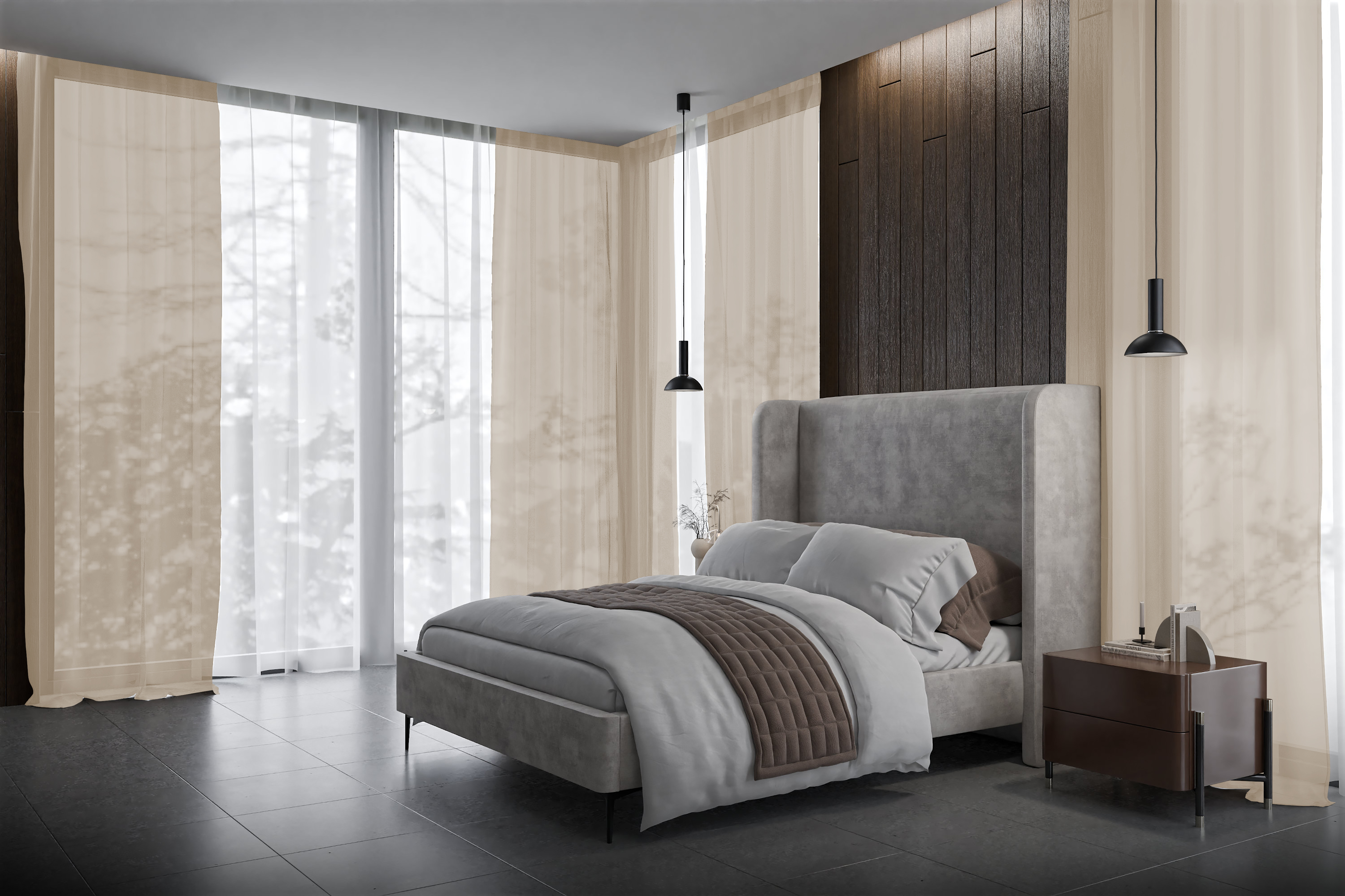 Vorhang Zelaris 8320 Schlafzimmer