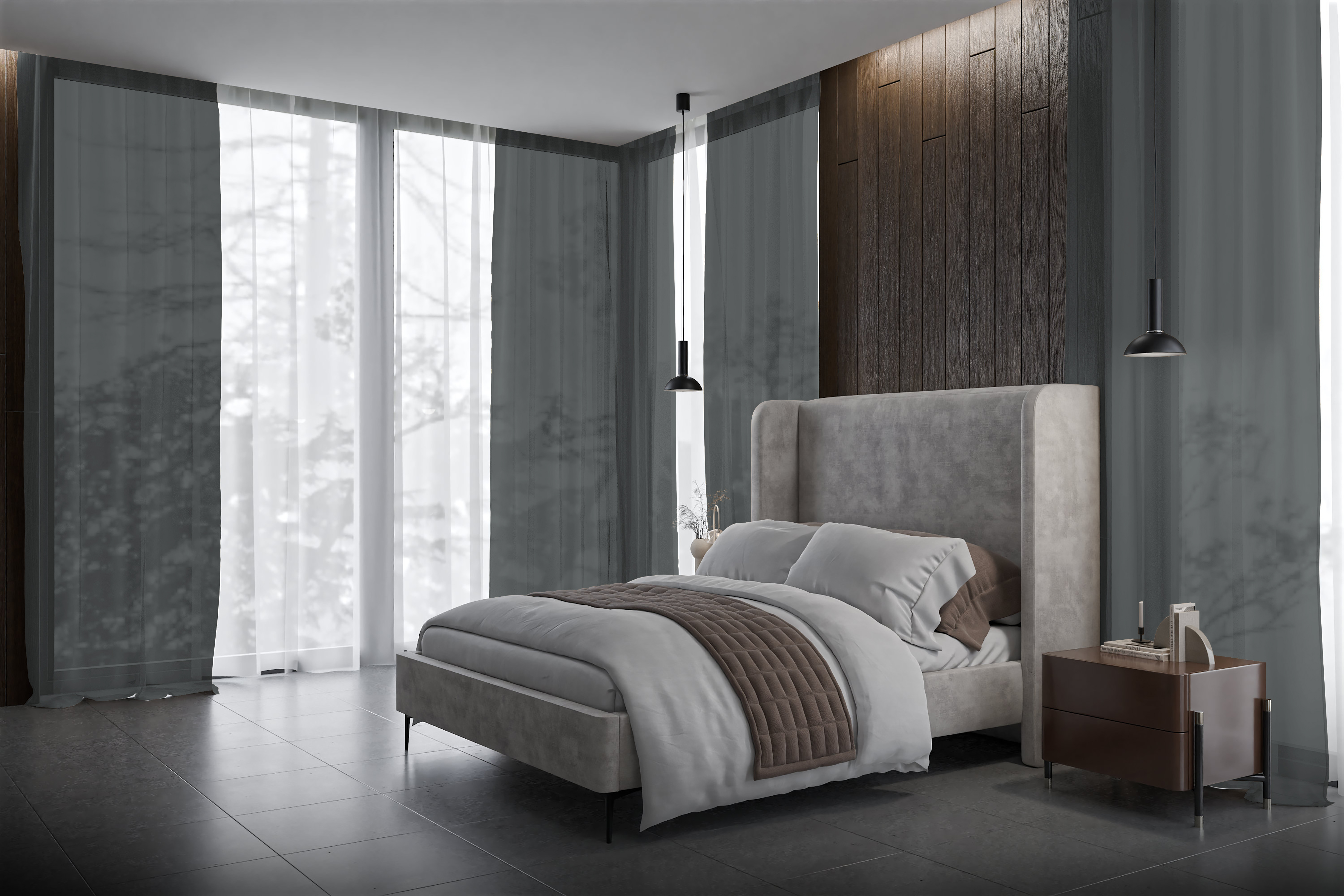 Vorhang Zelaris 8322 Schlafzimmer