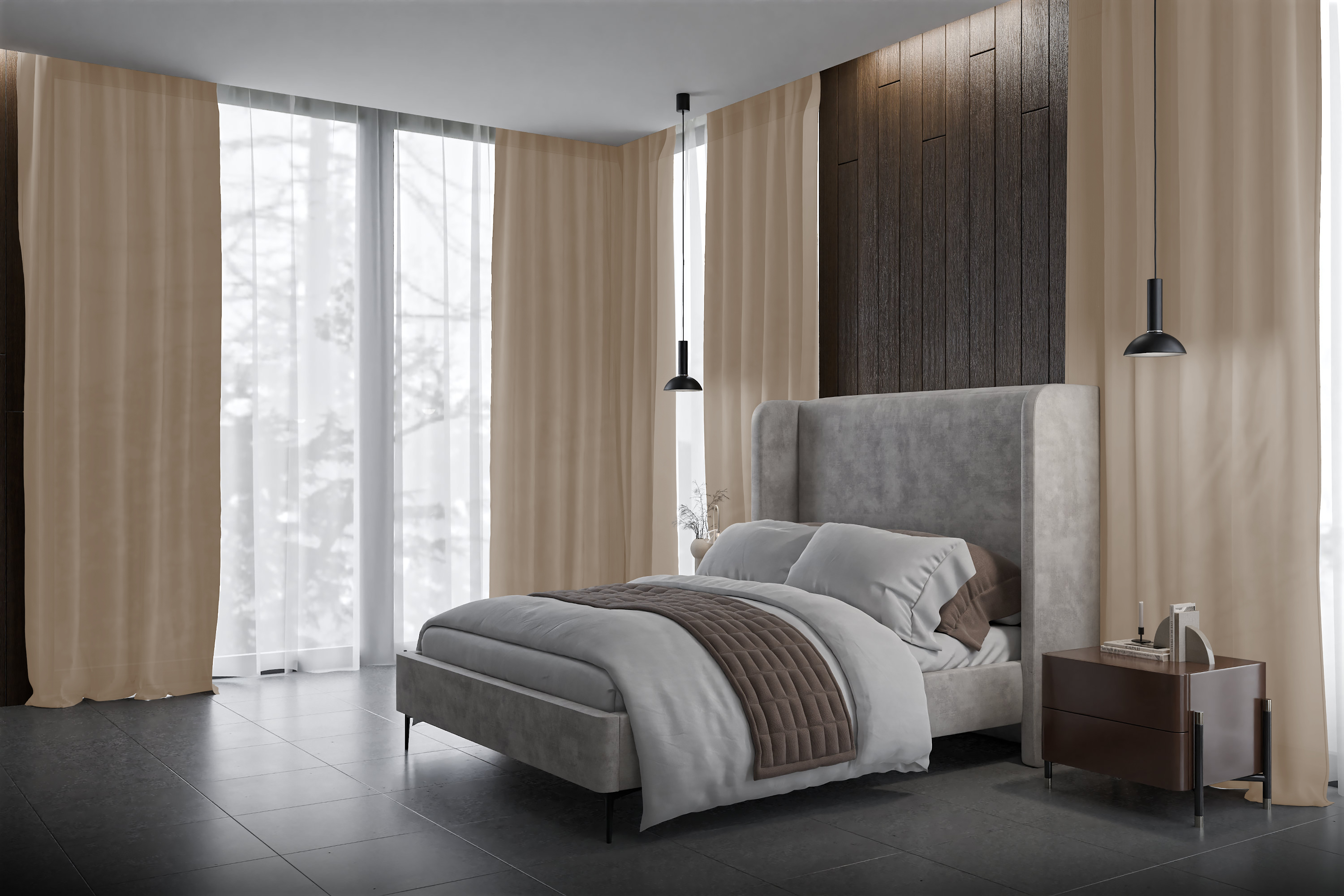 Vorhang Zelunis 8425 Schlafzimmer