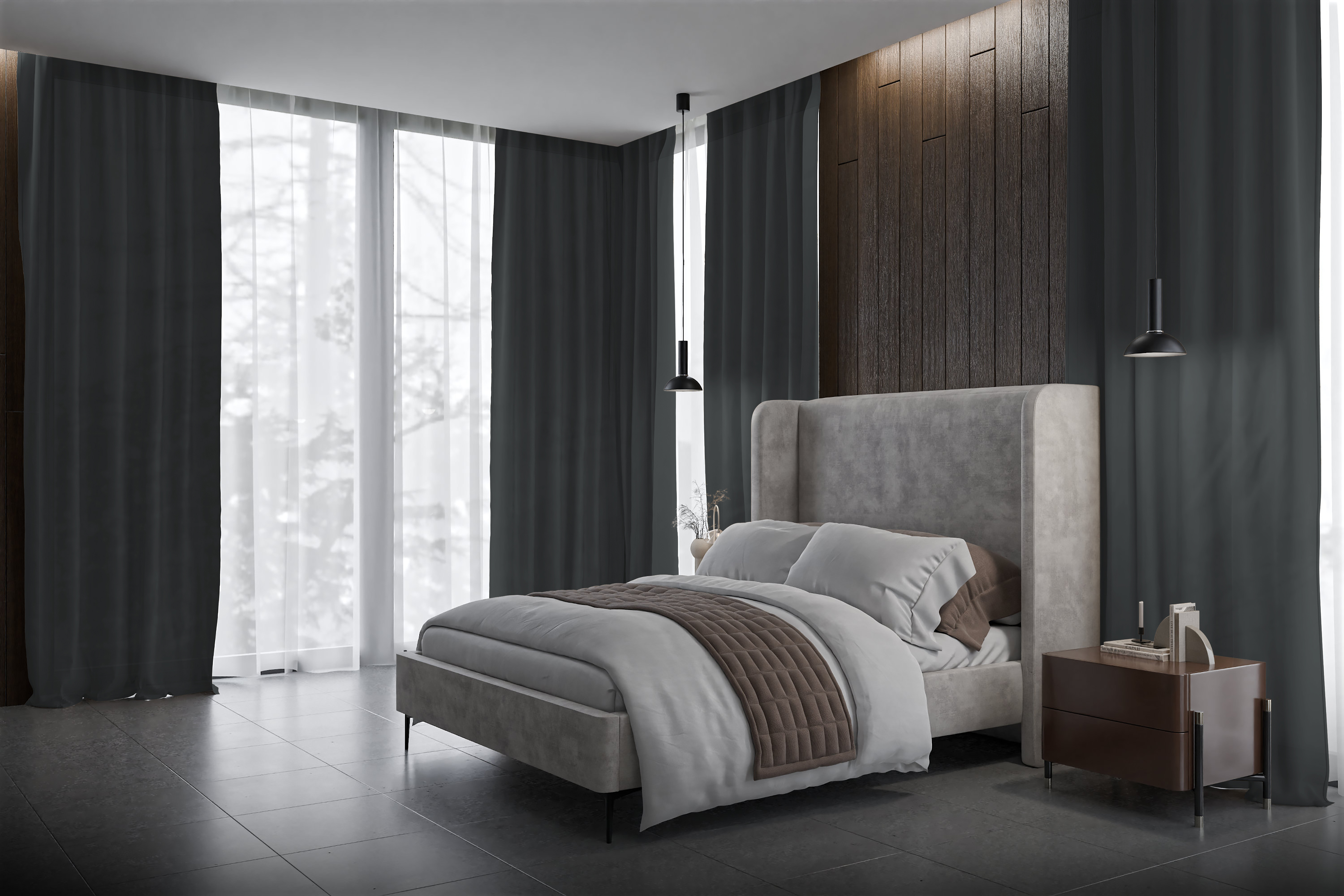 Vorhang Zelunis 8426 Schlafzimmer