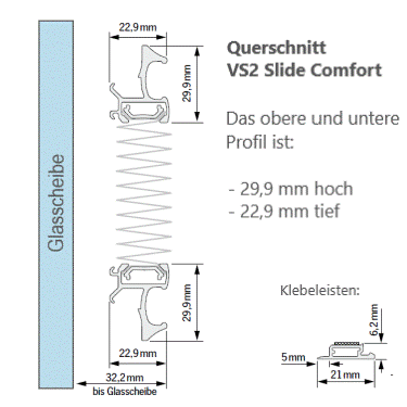 VS2 Slide Comfort Querschnitt