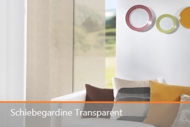 Transparente Schiebegardinen