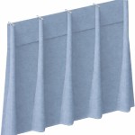 Vorhänge in Blau