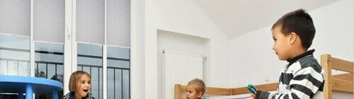 Plissee im Kinderzimmer